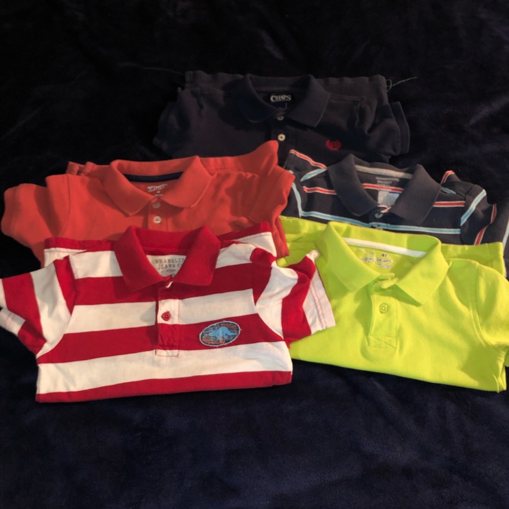 Boys 3T collared polo shirts bundle.